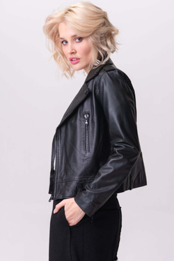 Leather jacket