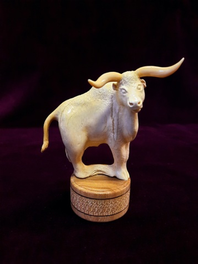 Бык "Коррида", бивень мамонта