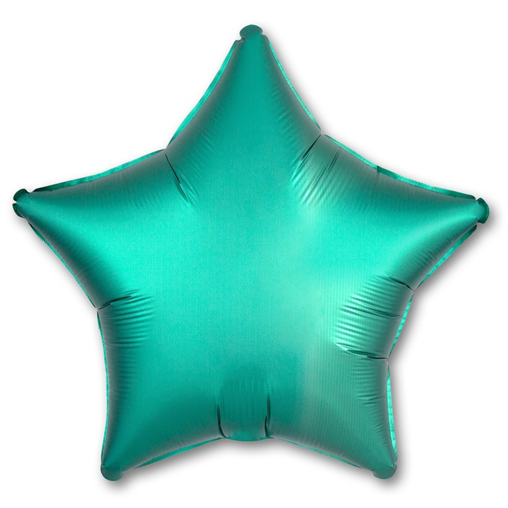 Шар фольгированный Звезда 48 см (Зеленый)