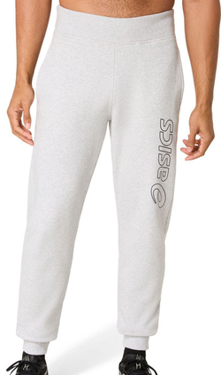 Мужские теннисные штаны Asics Logo - light grey heather