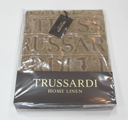 Набор полотенец 2шт Trussardi Overlogo 002 Sand бежевый