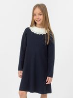 Платье для девочки в школу AT1082 синий