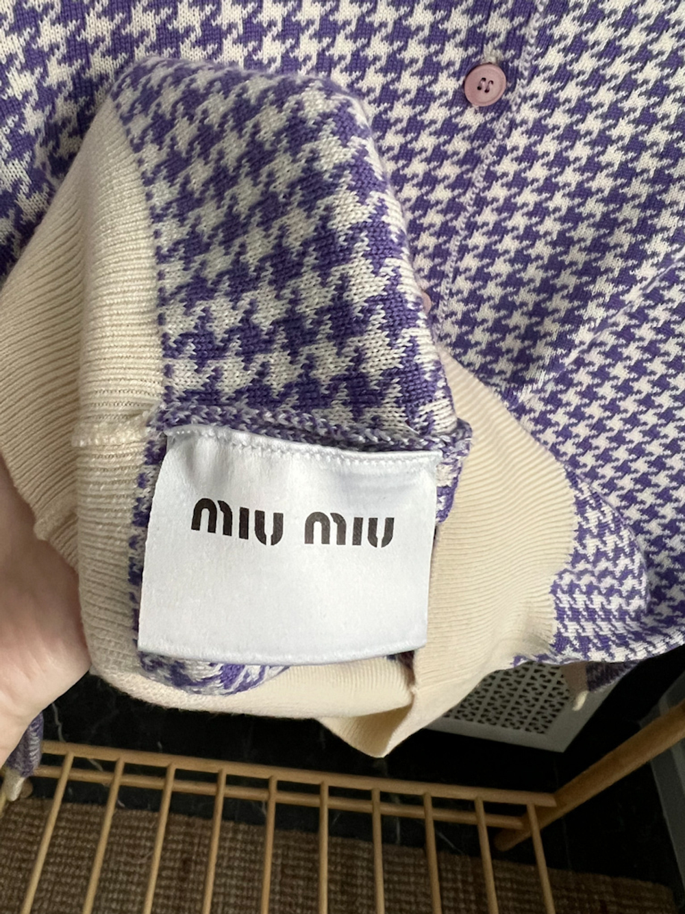 Шерстяной кардиган Miu Miu, S