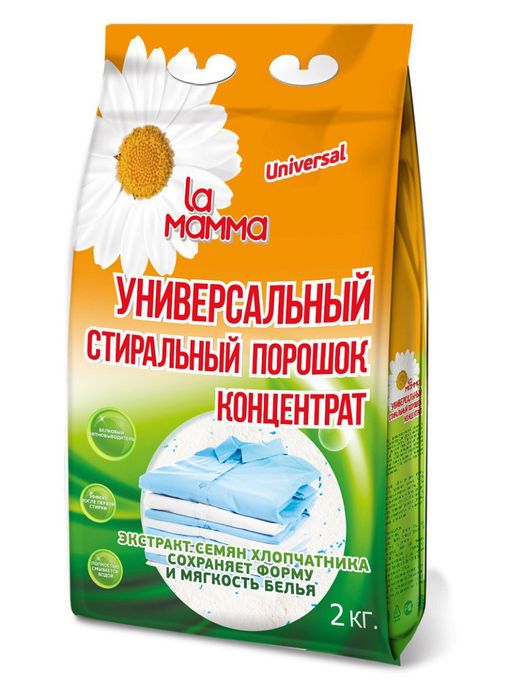 La Mamma Стиральный порошок универсальный (концентрат), 2 кг