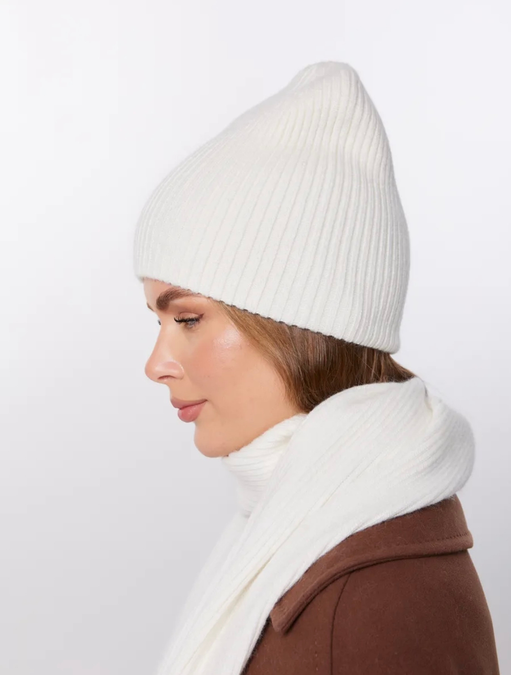 Комплект шапка и шарф модель 007