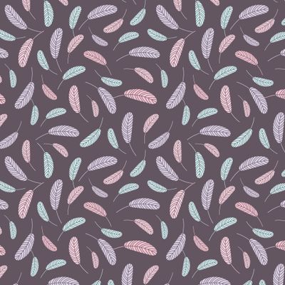 Пасхальный паттерн с перьями