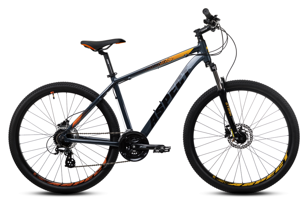 Велосипед Aspect Nickel 27.5 (18&quot;, Серо-оранжевый) 2022