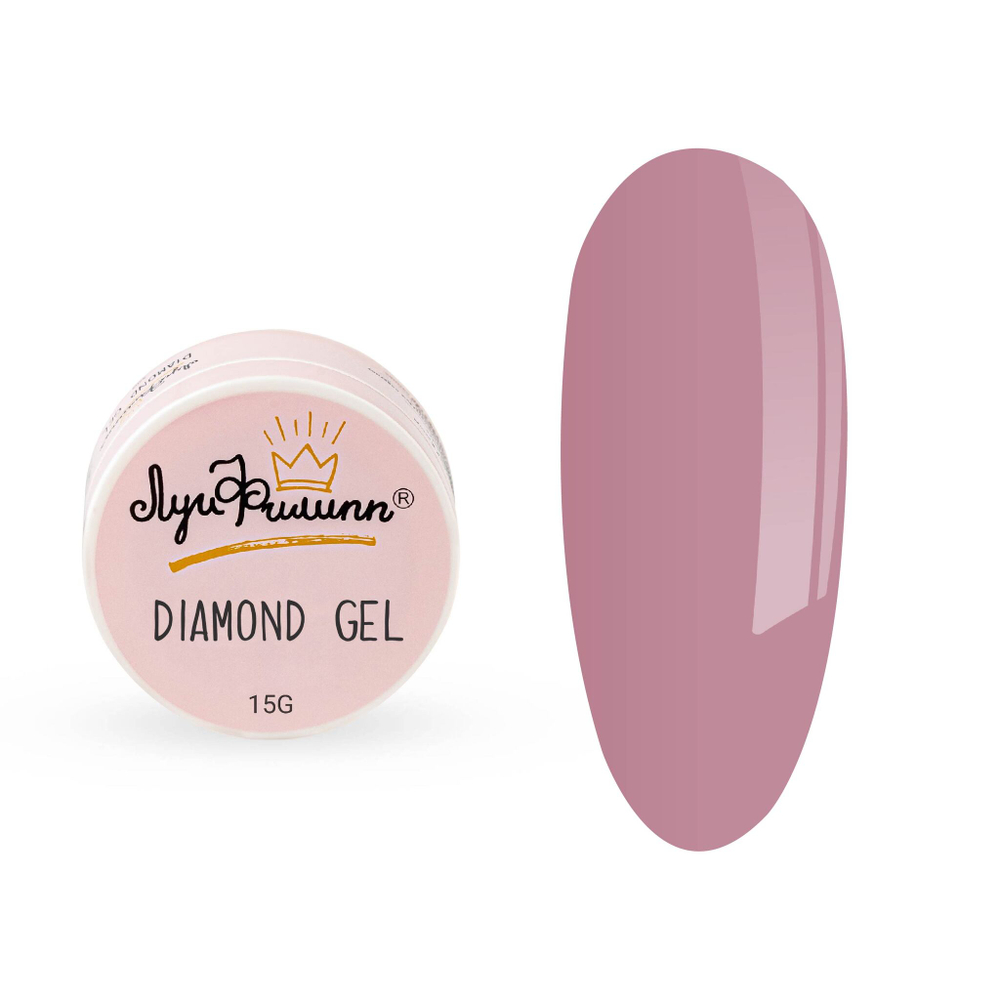 Луи Филипп Diamond Gel 009 - Гель для наращивания румянцевый, 15мл