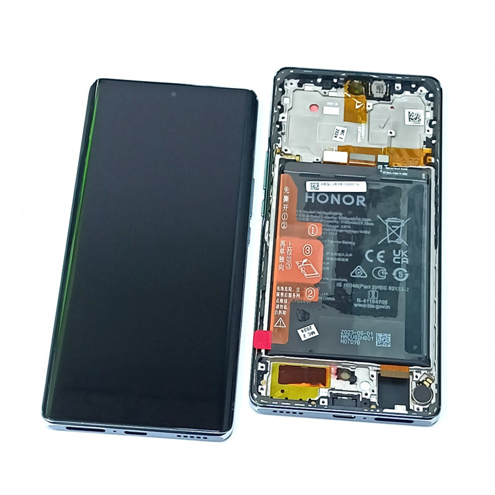 Honor Magic 5 Lite (RMO-NX3) (RMO-NX1) / Дисплейный модуль с тачскрином и аккумулятором (в рамке) (ORIG-SP)