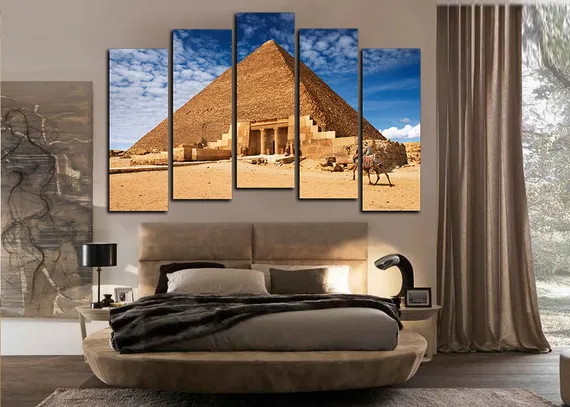 Модульная картина "Египетская пирамида"