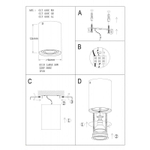 Накладной светильник CLT 411C BL