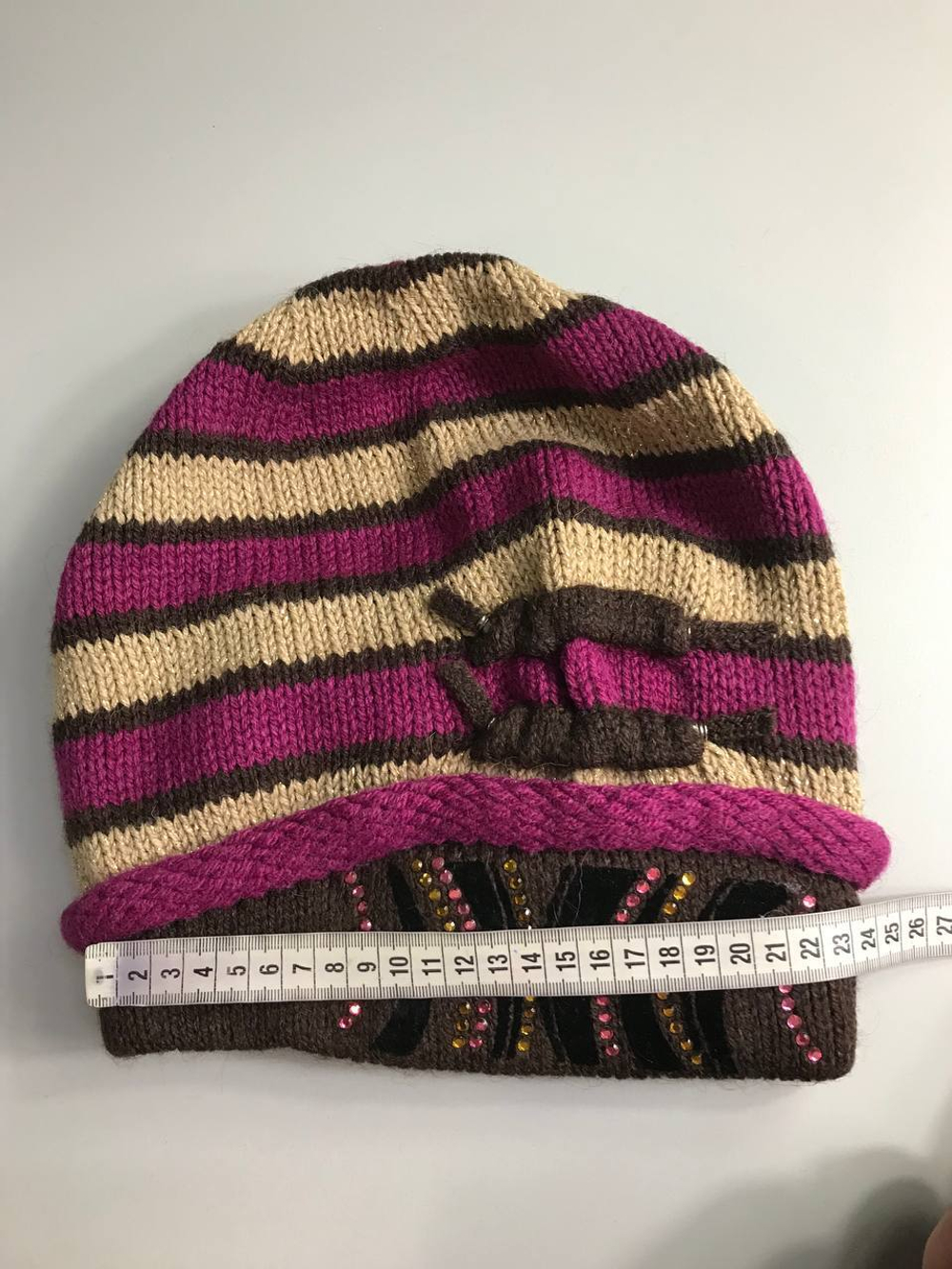 Шапка La planda со стразами, новая