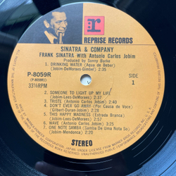 Винтажная виниловая пластинка LP Frank Sinatra Sinatra and Company (Япония 1971) (Оби)