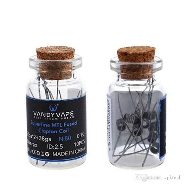 Купить Клэптон VANDY VAPE Superfine MTL Fused Clapton Coil Ni80 30ga*2+38ga