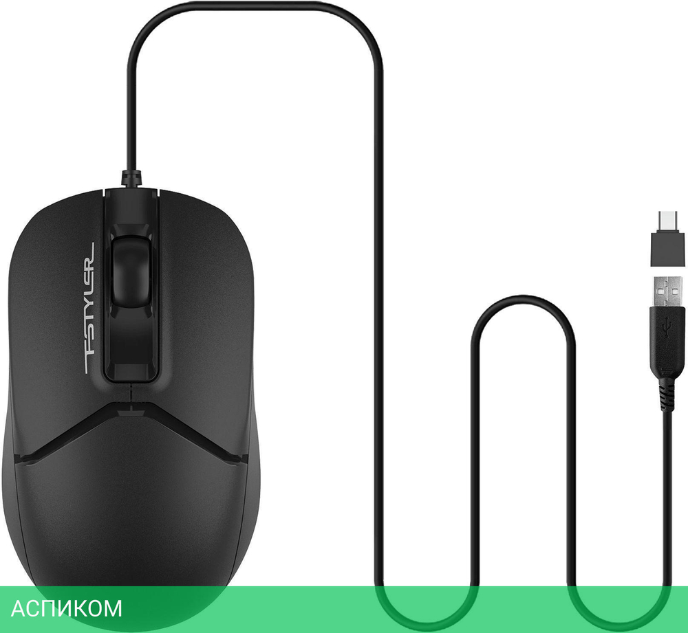Мышь A4Tech Fstyler FM12ST черный