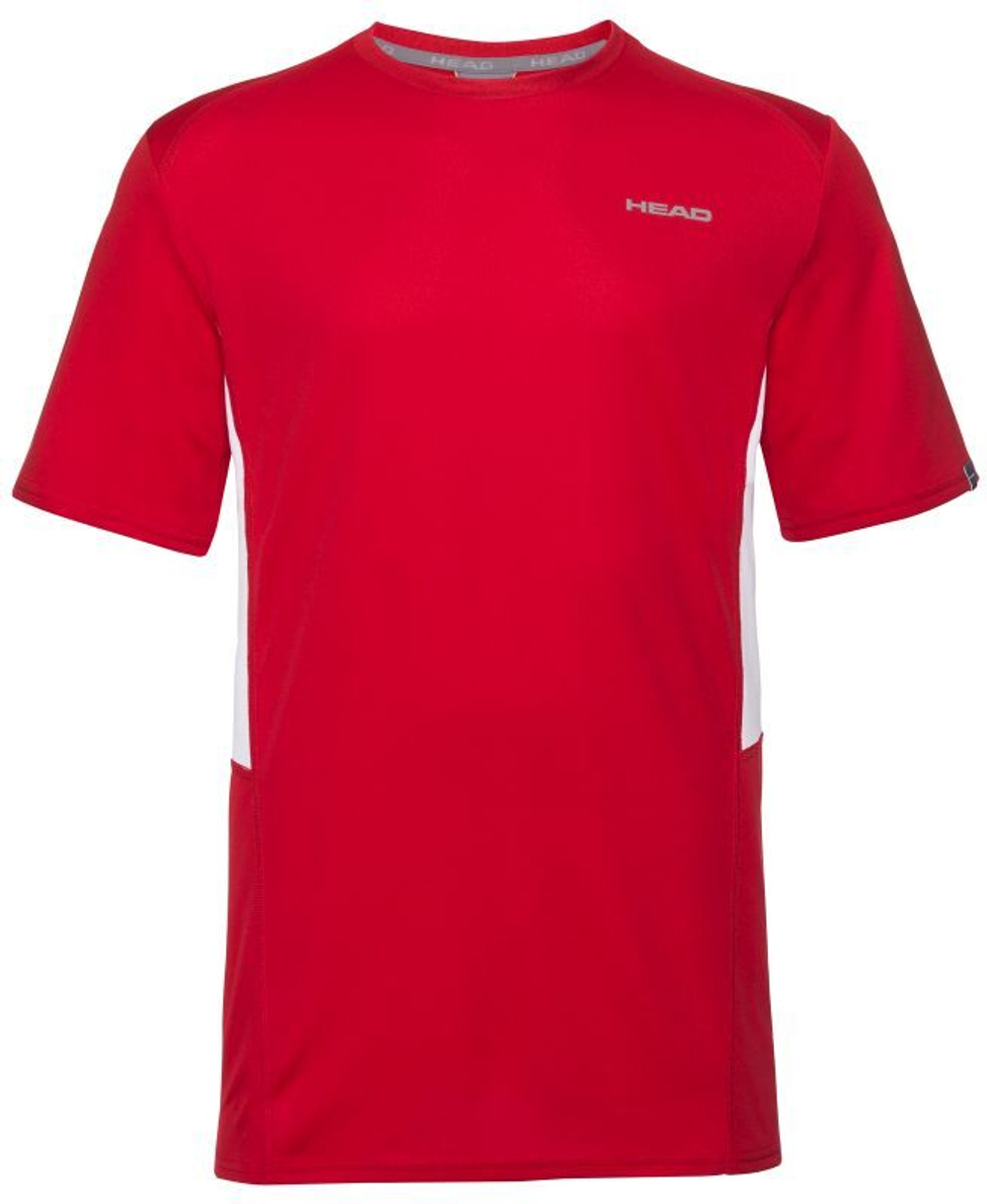 Мужская теннисная футболка Head Club Tech T-Shirt M - red