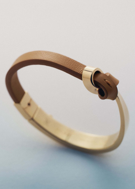 Polène Браслет Ormé Bangle, цвет верблюжьей шерсти