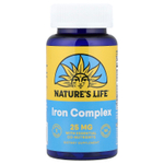 Nature's Life, комплекс с железом, 50 капсул