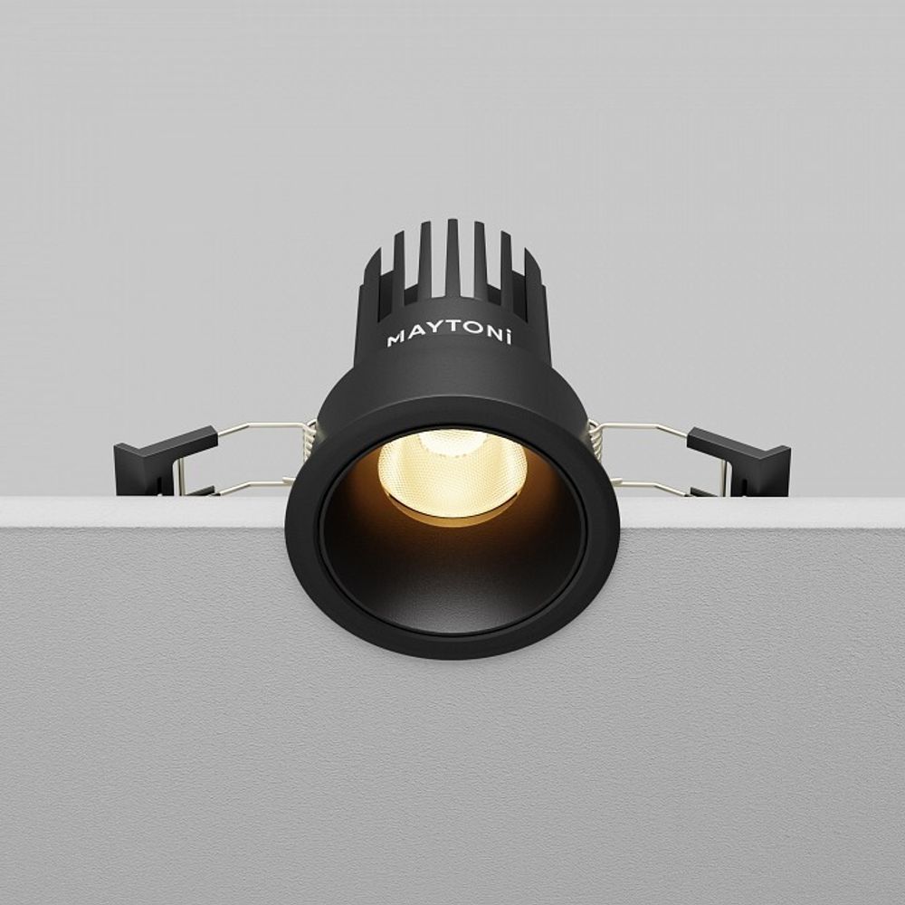 Встраиваемый светильник Maytoni Dip DL115-10W-2.7K-B