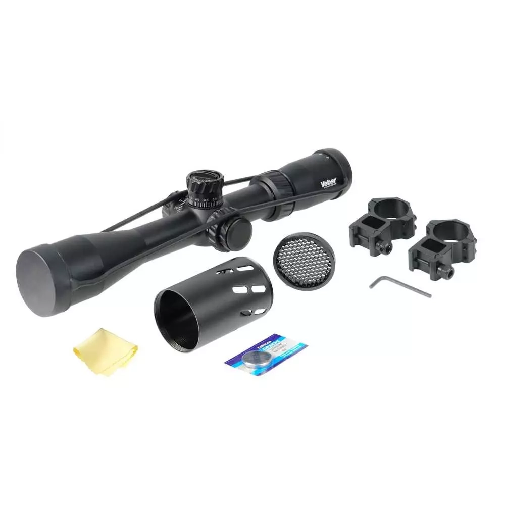 Прицел оптический Veber Black Russian 4-14x44 TSS RGB