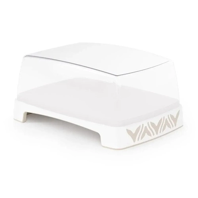 Масленка Эстетика (бело-бежевый)