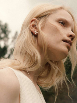 пусеты асимметричные гортензии (medium)