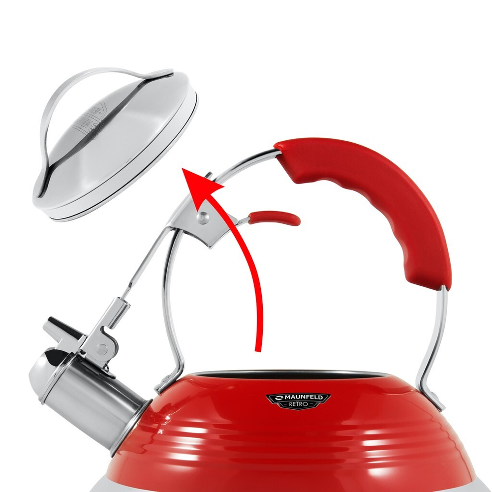 Чайник со свистком MAUNFELD MRK-119R фото 3