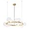 Подвесная люстра Crystal Lux Agata SP15 V2 Gold/Transparente