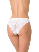 Бамбуковые трусы-бразилиана со средней линией талии (Размер: M) (Цвет: белый)