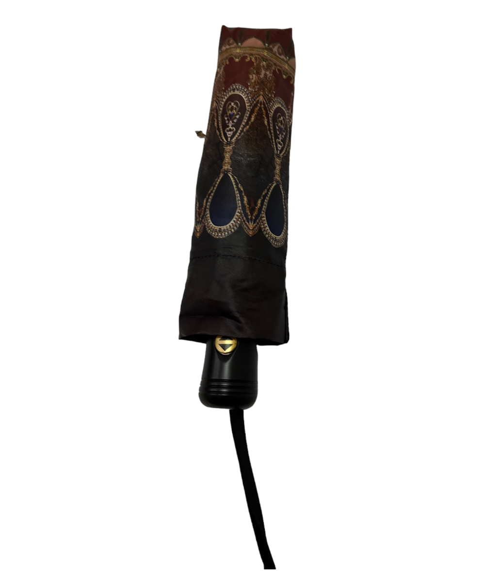 Зонт женский складной супер-автомат набивной "ЭПОНЖ", расцветка - смешанные цвета ("Три слона" - арт. L3883)