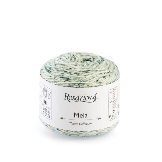 Пряжа ROSARIOS 4 Meia (70% меринос, 30% полиамид)