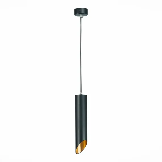ST152.403.01 Светильник подвесной Черный GU10 1*50W  IP20 D60xH300 220V Без ламп Подвесные светильники