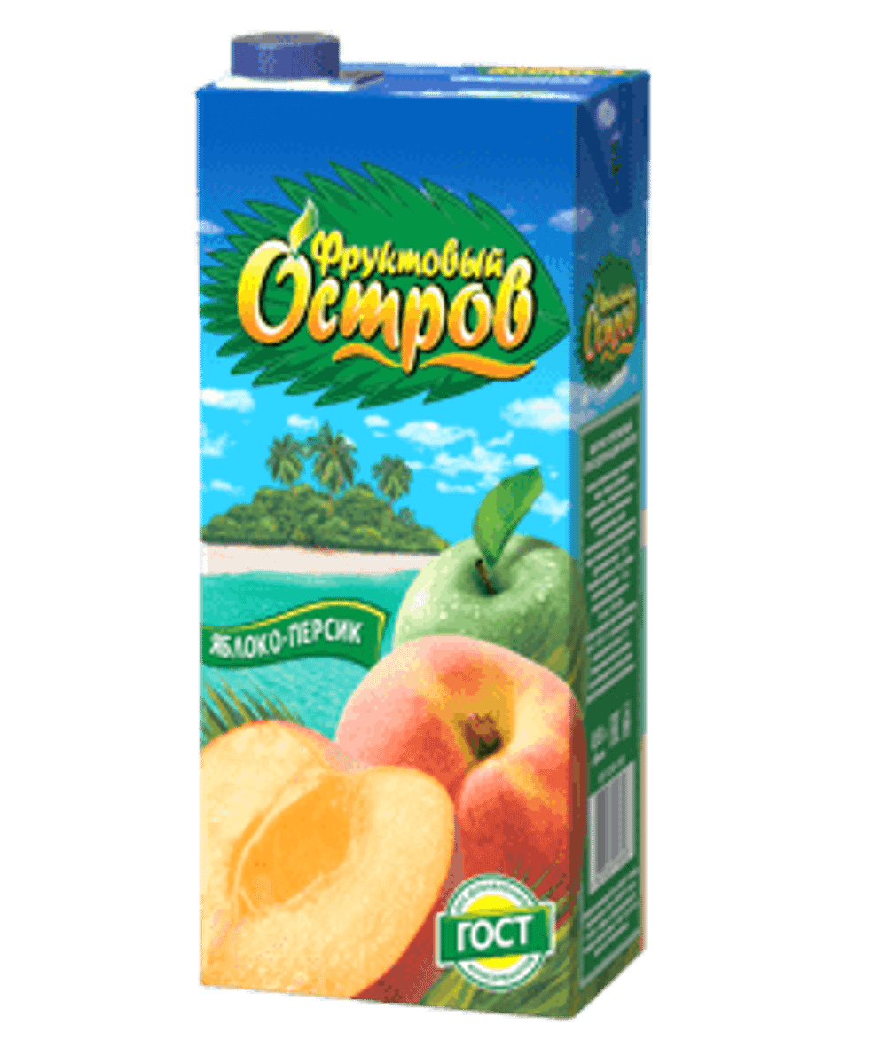 Фруктовый Остров 0,93/12 ПЕРСИК-ЯБЛОКО
