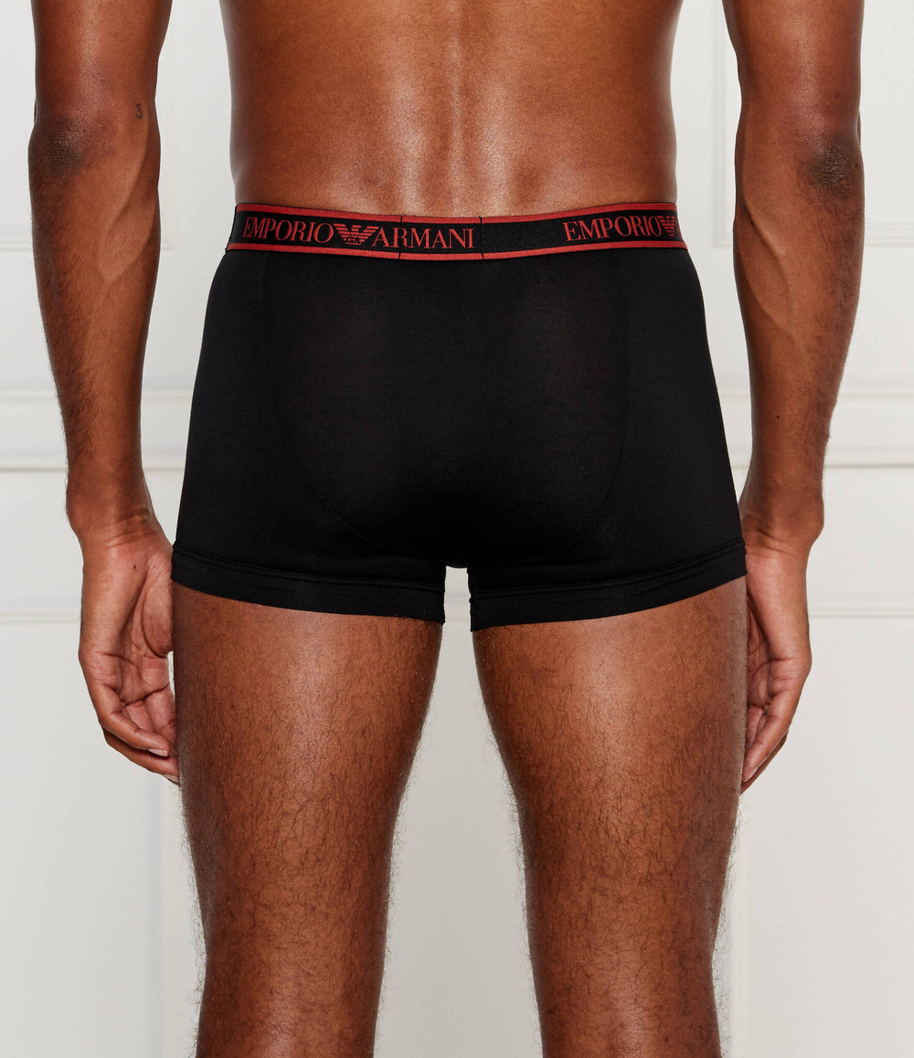 Трусики-боксеры 3шт. Emporio Armani - черный(111357 4F717)