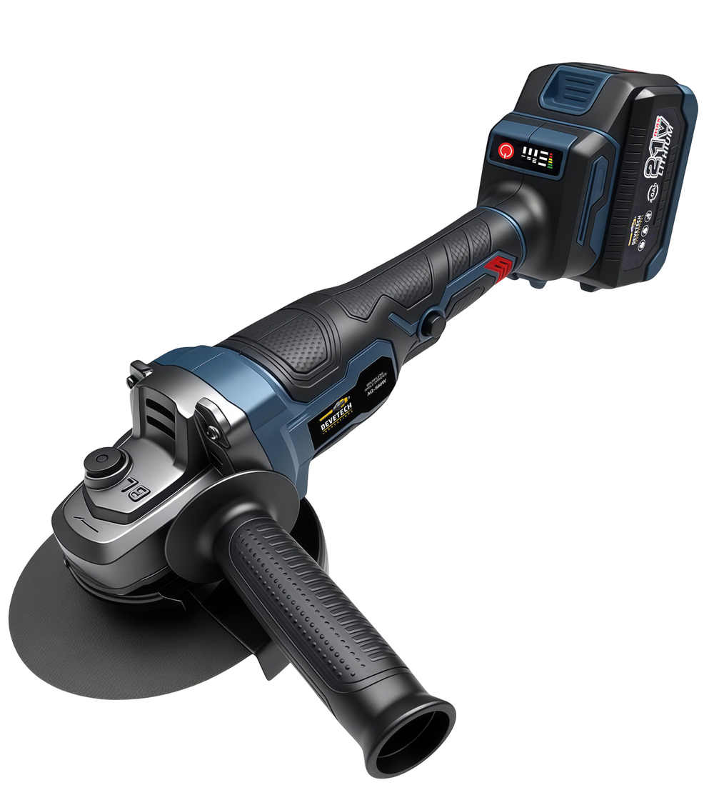 Аккумуляторная угловая шлифмашина DEVETECH AG-560W