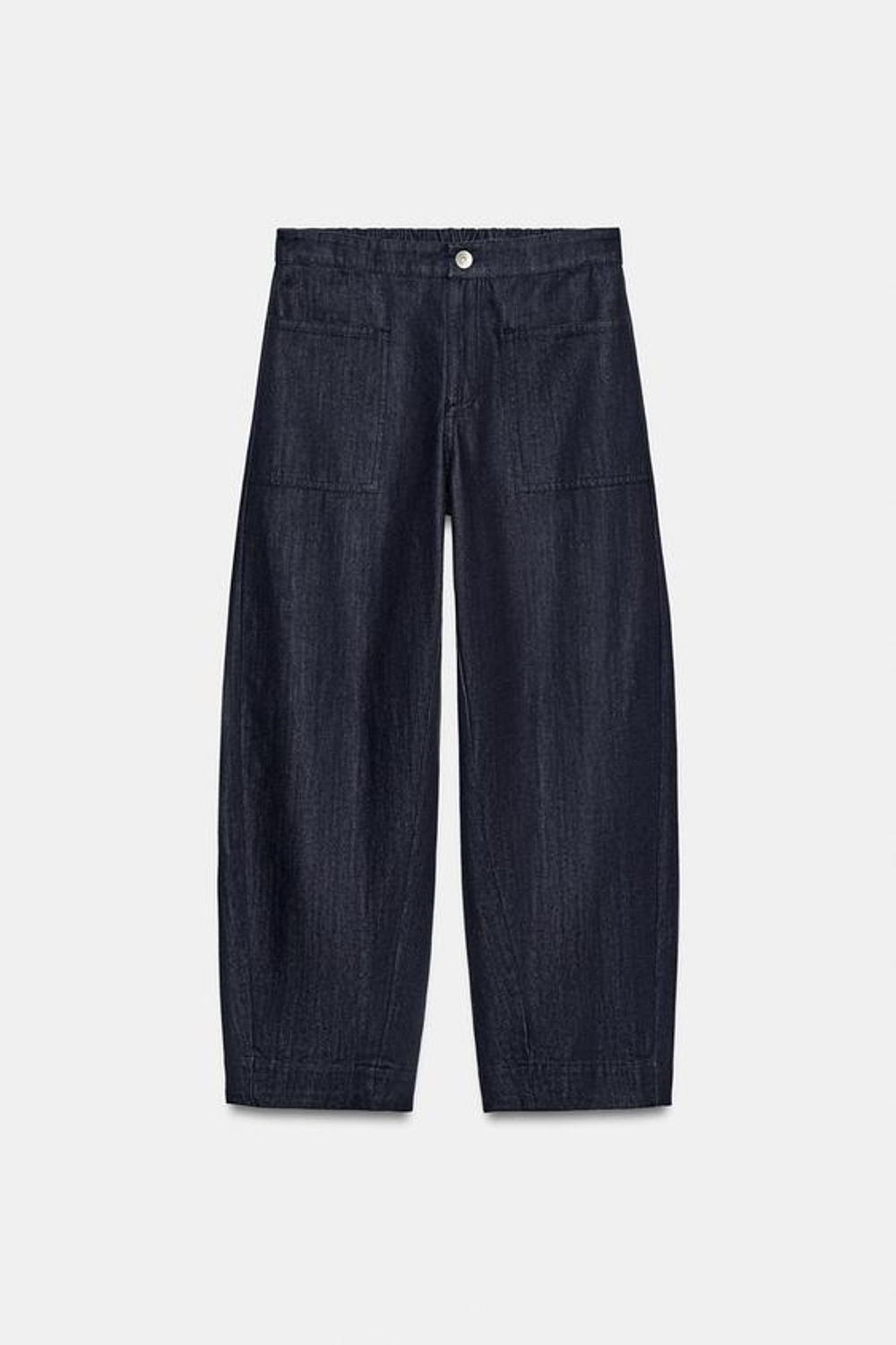 ZARA ДЖИНСЫ С КАРМАНАМИ — ZW COLLECTION, СИНИЙ