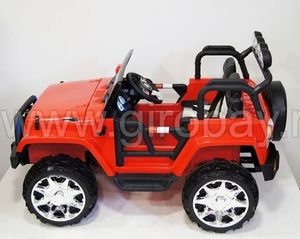 Детский электромобиль River Toys JEEP M777MM красный