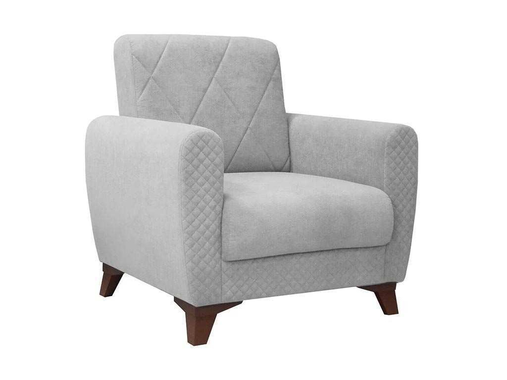 Кресло для отдыха Эдвин велюр прага туман