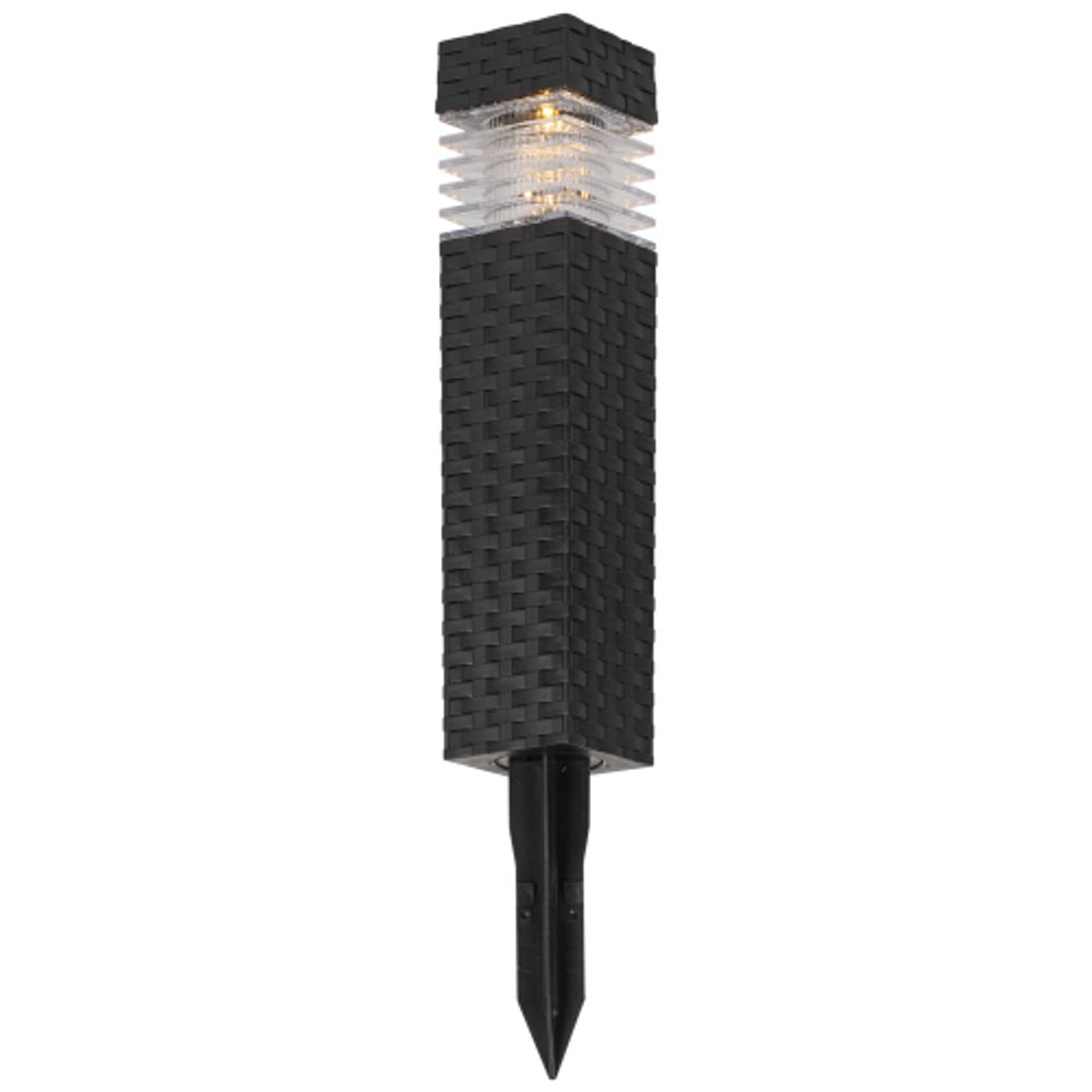 Светильник уличный ЭРА ERAFS025-05 грунтовый Ротанг на солнечной батарее теплый белый набор 5 штук | Садовые декоративные светильники