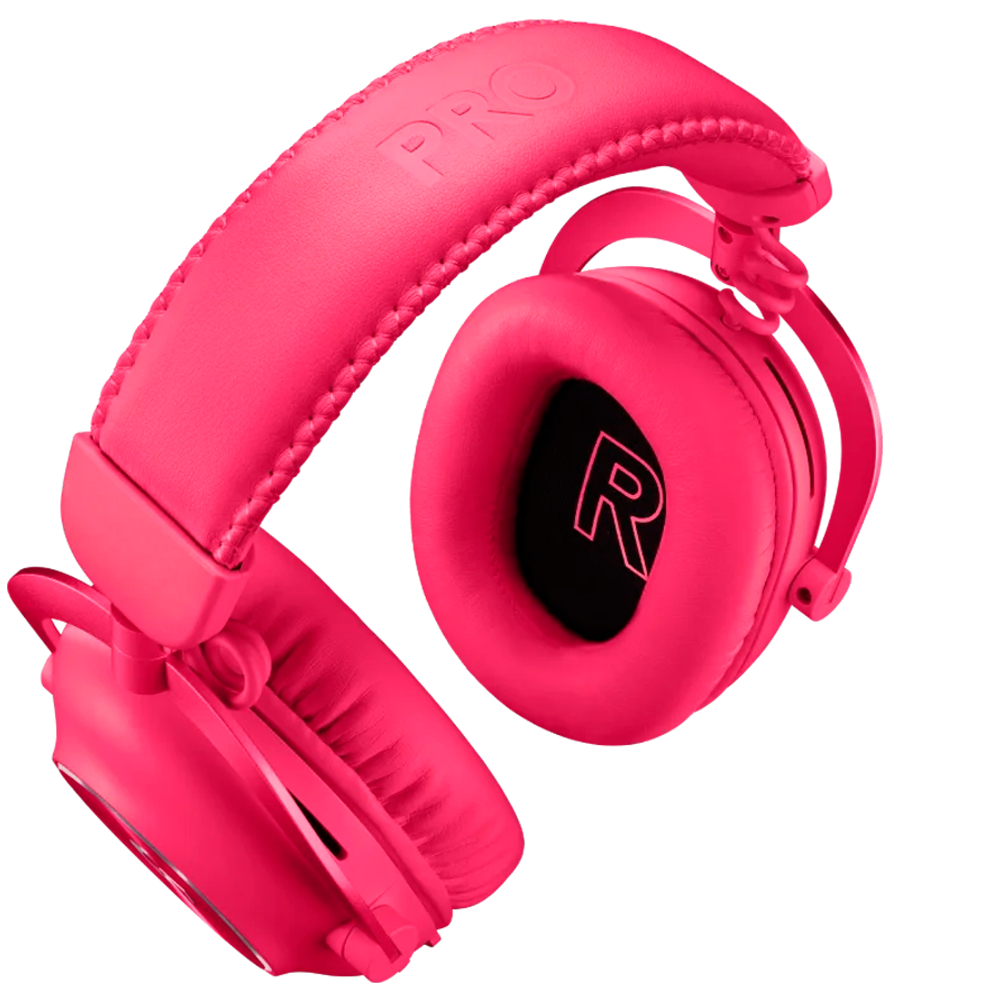 LOGITECH G PRO X2 LIGHTSPEED Wireless Gaming Headset - Blue Mic - MAGENTA