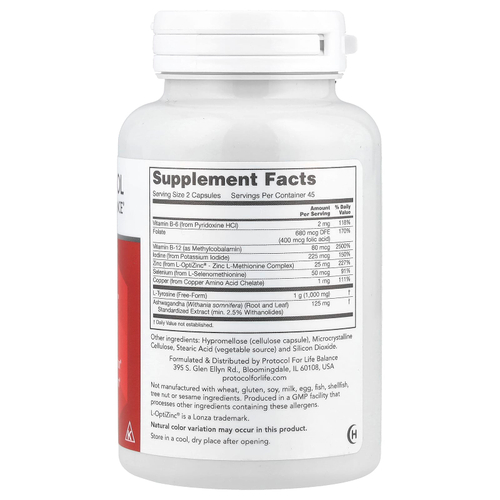 Protocol for Life Balance, Ortho Thyroid™, 90 капсул