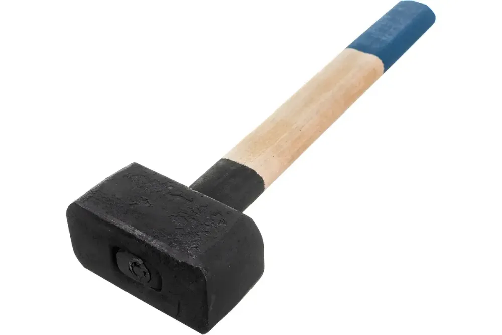 Кувалда кованая, деревянная рукоятка, 3000г, 38-5-073