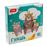 Гуашь "FUNNY FRIENDS" 16цв 15мл (Lori)