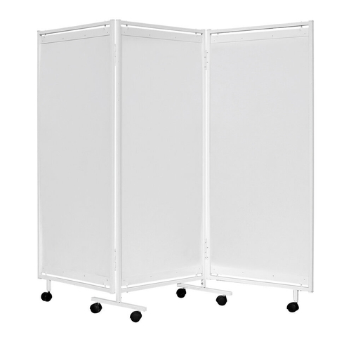Ширма медицинская с пластиком на колесиках Ш02 (1,2,3 секции) (РУ)