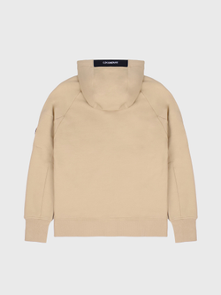 Худи на молнии C.P. Company Diagonal Raised Fleece Camel