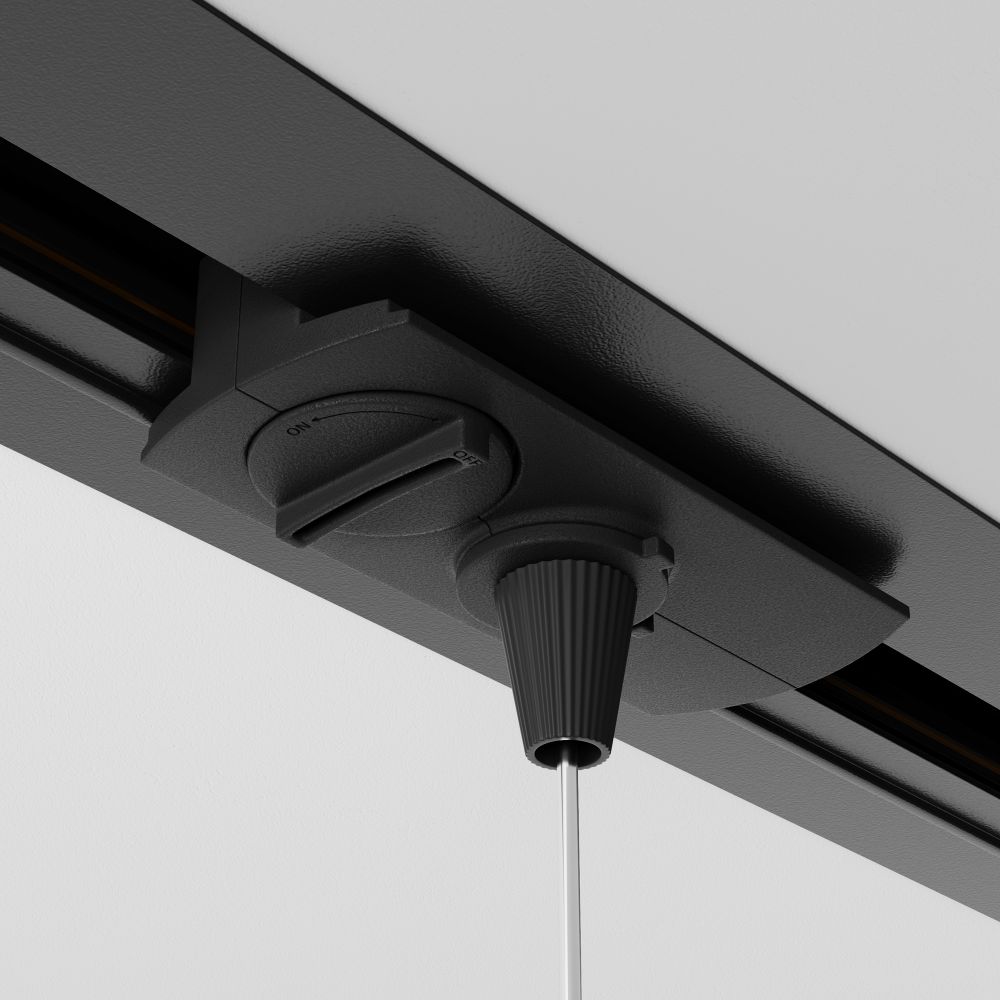 Крепление трековое однофазного шинопровода Maytoni Unity TRA011-1-A-B