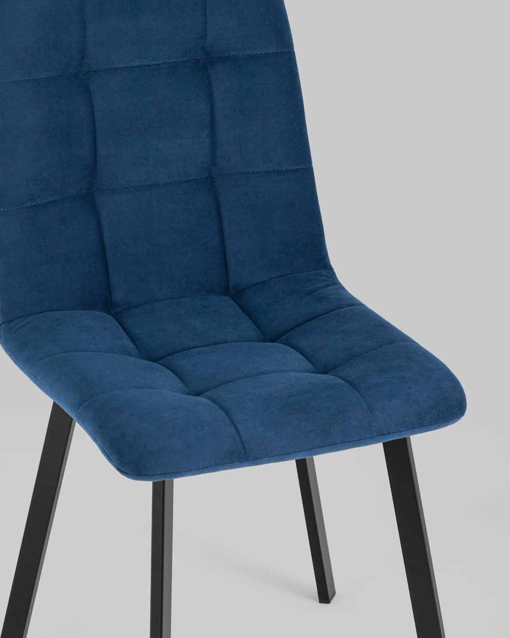 Стул Oliver Square велюр синий