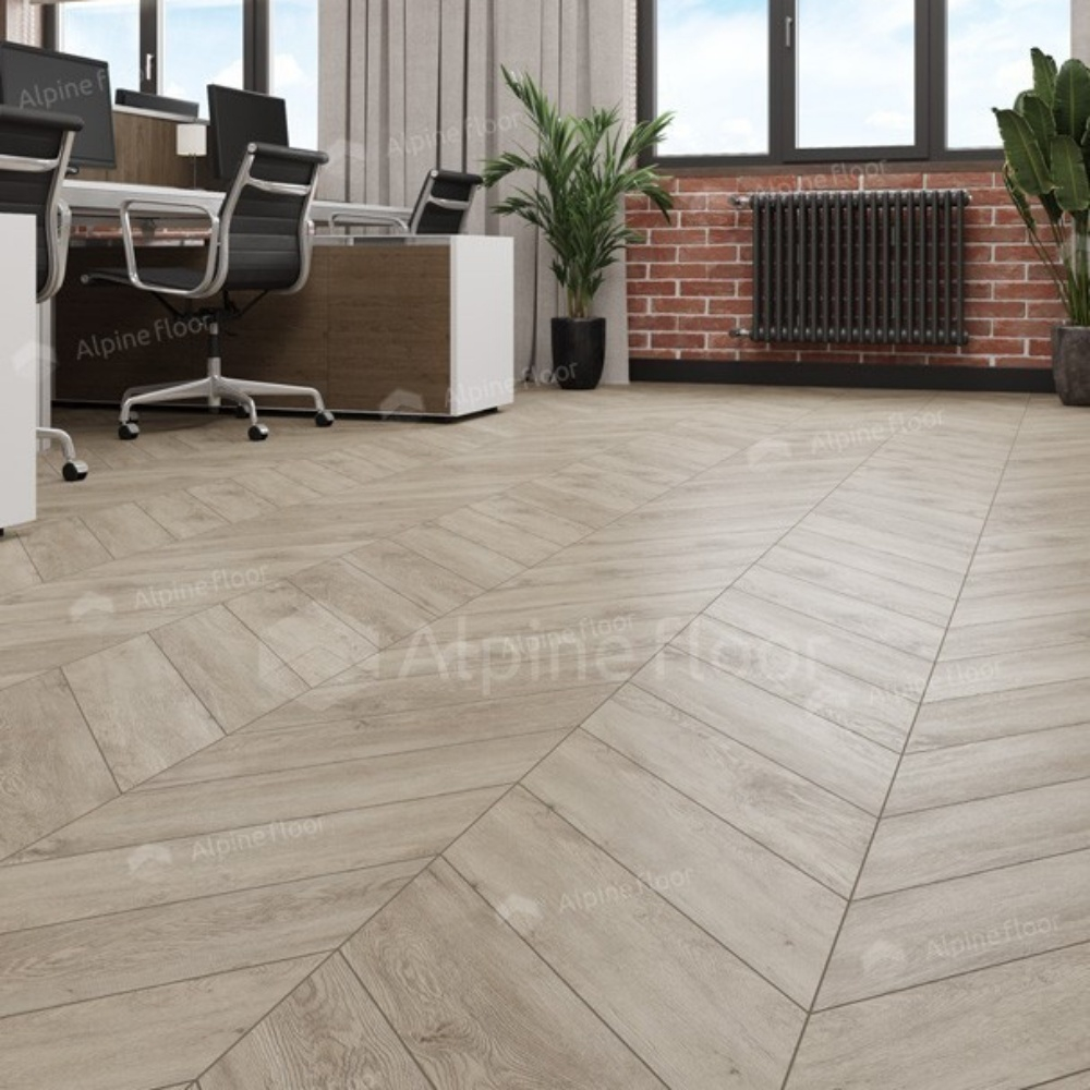 Кварцвиниловая плитка Alpine Floor Chevron Alpine LVT ECO 20-11 Карите