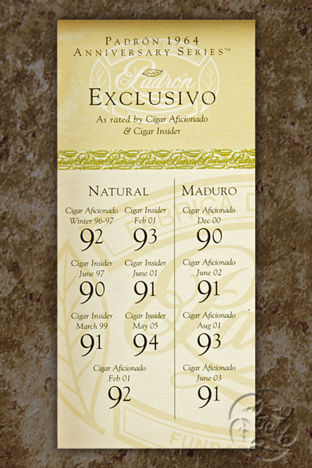 Padron 1964 Anniversary Series Exclusivo