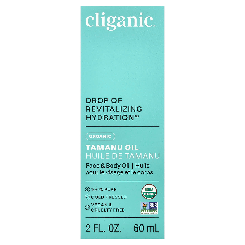 Cliganic, органическое масло таману, 60 мл (2 жидк. унции)